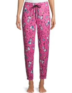 NWT Snoopy Peanuts Pajamas Pants Women's Size S-3X Plus Joggers Sleep Lounge NEW - Picture 1 of 5