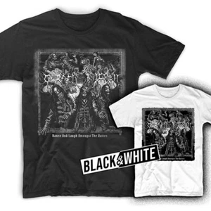 Carach Angren Dance and Laugh album Tshirt BLACK WHITE sizes S-5XL - Picture 1 of 6