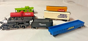 HO Advertising Train, Topco, 2 -6-0 Mogul, and 5 cars - Picture 1 of 14