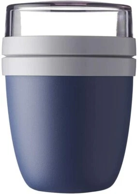 Mepal Lunchpot Ellipse Nordic Denim to go Becher Joghurt Müslibecher 500 ml - Bild 1 von 2