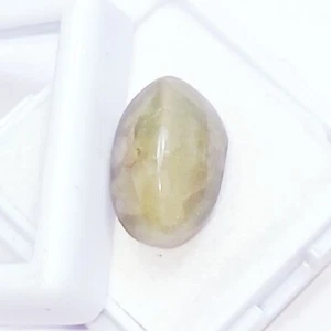 Piedra preciosa suelta 100 % natural ojo de gato 10,05 quilates certificada con regalo gratis - Imagen 1 de 8