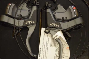 Shimano XTR ST M951 3x8 speed Shifter Brake lever Set v-brake combo Nib Nos - Picture 1 of 12