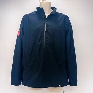 Pretty Green 1/4 Zip Jacket Smock Black Logo Mod Terraces UK Size Medium - Bild 1 von 15