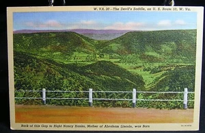 West Virginia - The Devil's Saddle on U.S. Route 50 - not posted - Bild 1 von 2