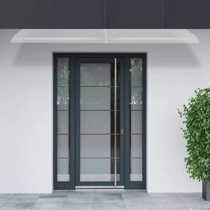 200*40cm Clear Rain Shelter Cover, Window Awning Rain Shelter, Front Door Canopy - Picture 1 of 24