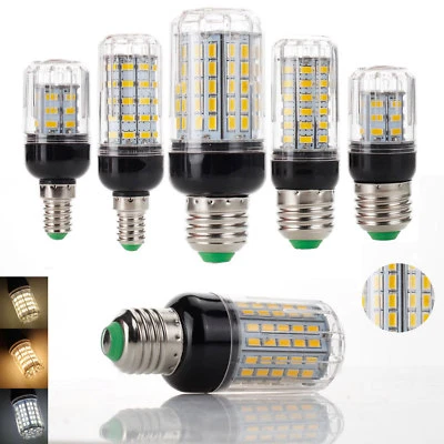 E27 E14 B22 LED Corn Bulbs 5730 SMD 9W 12W 15W 20W 25W 30W 35W Light White Lamps - Image 1 of 4