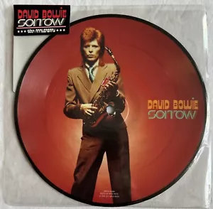 DAVID BOWIE -Sorrow- Rare UK 40th Anniversary Picture Disc (Vinyl Record) AUCT. - Picture 1 of 2