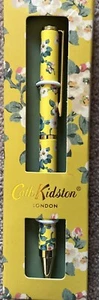 Cath Kidston Senf mit Blumenmuster gestalteter Kugelschreiber - Bild 1 von 2