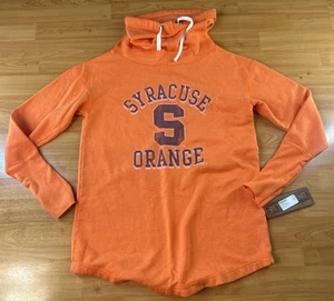 Damen Original Retro Marke Orange Syrakus Orange Trichterkragen Pullover Hoodie - Bild 1 von 8