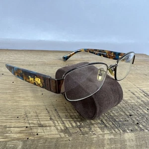 SOLO MONTURAS para gafas Coach HC 5075 9244* Flex confeti marrón/verde azulado 51-17-135 - Imagen 1 de 9