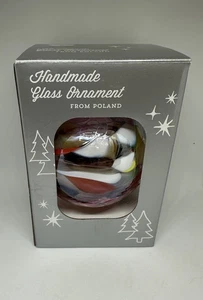 Polen Ornament mundgeblasen von polnischen Handwerkern Zorza Handarbeit Weihnachten - Bild 1 von 5