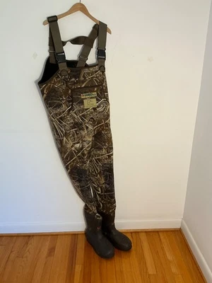Gander Mountain Ducks Unlimited Thinsulate 600g Insulated Waders mens Size 12 - Image 1 of 4