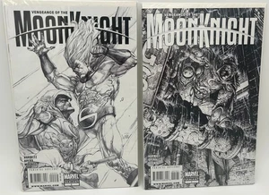 Vengeance of the Moon Knight #1 and #2 2nd Printing Sketch Finch Variant Covers - Picture 1 of 3