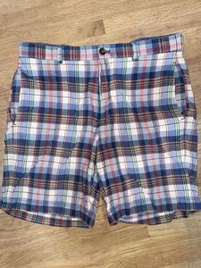 2000s Brooks Brothers 34x9 Madras Bermuda Shorts Ivy Prep - Bild 1 von 8