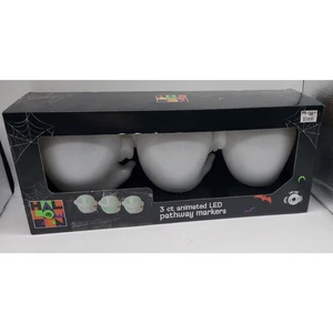 3 CT SEGNAPASSI LED HALLOWEEN ANIMATI NUOVI IN CONFEZIONE - Foto 1 di 3