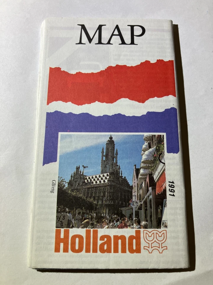 MAPA VINTAGE DE HOLANDA 1991 Foto 1 de 1