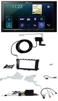 Pioneer 2DIN DAB USB Lenkrad Bluetooth Autoradio für Nissan Altima 13-18 Display - Bild 1 von 4