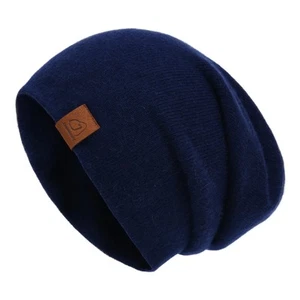 Slouchy Knit Beanies Winter Hats for Women Men Soft Warm Double Layer Reversi... - Picture 1 of 5