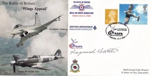 Battle of Britain "Wings Appeal" signiert Raymond Baxter Spitfire Pilot - Bild 1 von 2