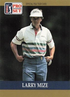 LARRY MIZE 1990 PGA TOUR PRO SET #34 - Image 1 of 2