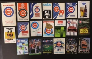Chicago Cubs 1974-2015 Baseball Pocket Schedule (Lot of 27) *6879 - Picture 1 of 2