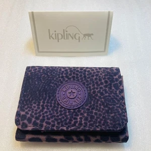 Kipling Leopard Pattern Trifold Wallet Used, Bargain Price - Picture 1 of 12