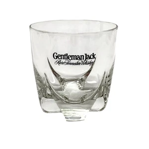 Gentleman Jack Daniel's Rare Tennessee Whiskey Glass Rocks Heavy 4 Footed Bottom - Picture 1 of 6