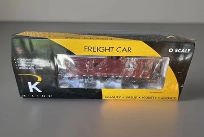 K-LINE K618-1591 Great Northern EXTENDED VISION CABOOSE TRAIN O SCALE SMOKE LNIB - Image 1 of 4