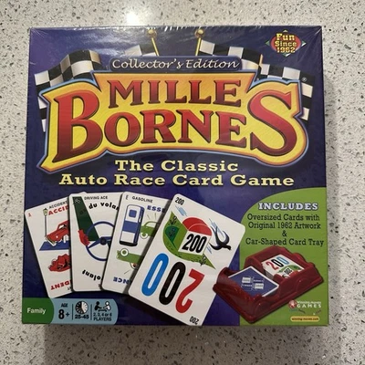 复古 1998 年 Mille Bornes 经典赛车卡牌游戏 #1020 全新未拆封复古 — 第 1/3 张图片