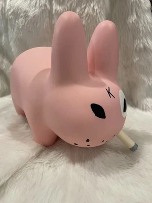 Smorkin’ Labbit Frank Kozik X Kidrobot 10" Pink Labbit - ¡En caja! ¡Raro! Foto 1 de 4