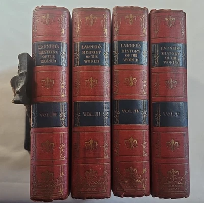 Lot 1915 Larned's History of the World Book Set , Vol 2, 3, 4 & 5 HC Set of 4 - Image 1 of 4