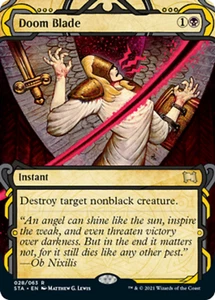 1x DOOM BLADE - Strixhaven Mystical Archive - MTG - Magic the Gathering - Picture 1 of 1