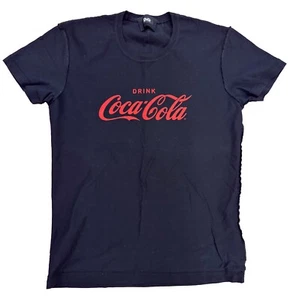 $490 D&G Dolce & Gabbana Short Sleeve T-Shirt Coca-Cola Black Red IT44 Small XS - Picture 1 of 3