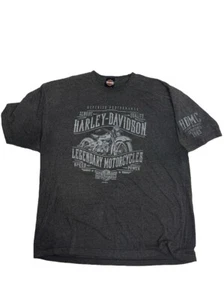 Camiseta Harley Davidson Motocicletas Cacao Playa Adulto 3XL Gris Para Hombre - Imagen 1 de 2