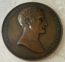 "1802" France French Napoleon Bonaparte Bronze Restrike Medal - General Peace