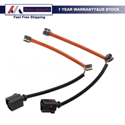 2pcs Rear Brake Pad Wear Sensor For Audi Q7 2007-2015  Porsche Cayenne 2003-2010 - Image 1 of 4