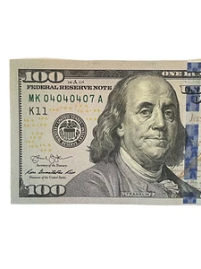 2013 Atlanta $100 Dollar Super Fancy Repeater Serial Number (MK 04040407 A) - Picture 1 of 6
