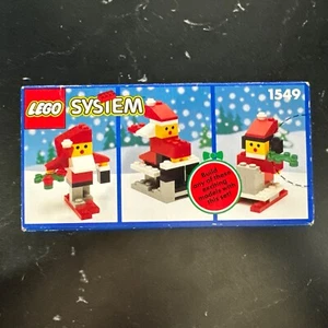 Sistema LEGO Build-A-Santa and Chimney 1992 vintage nuevo stock antiguo sellado - Imagen 1 de 6