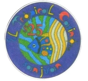 $25 EL TROPICAL Hotel Casino PÚRPURA Chip CONDADO SAN JUAN Puerto Rico CC - Imagen 1 de 2