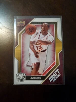 2009-10 Upper Deck Draft Edition #40 James Harden Rookie RC Sun Devils Thunder - Image 1 of 2