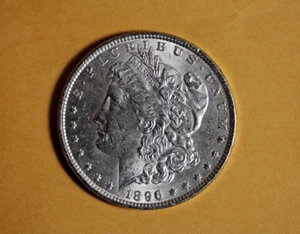 1896- Morgan Silver Dollar #P14967 - Picture 1 of 2