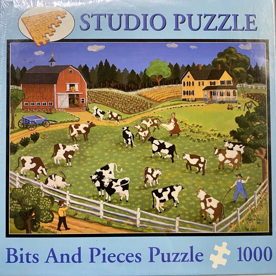 Bits and Pieces 1000 Piece Studio Puzzle 20 X 27 Oldtime Baseball # 41817
