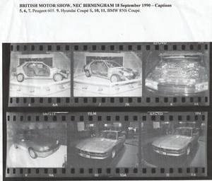 45 schwarz-weiß 35mm Negative Neuwagen 1988 89 90 BMW Mercedes Honda Hissan - Bild 1 von 3