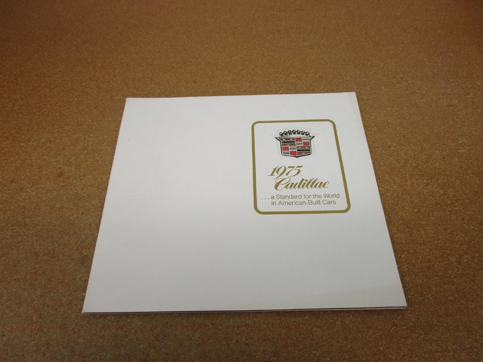 Cadillac FL Eldorado Fleetwood 1975 sedán Deville cupé folleto de ventas 28 páginas Foto 1 de 1