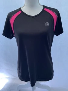 Karrimor Women's Sports T-Shirt M Black Polyester Short Sleeve - Picture 1 of 9