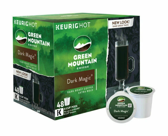 48 BR. Green Mountain Coffee Roasters Magic Keurig Single-Serve K-Cup Dark R