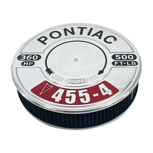 Aluminum Engine Air Cleaner Filter Car Kit 14" Round fits Pontiac 455 Engines - Bild 1 von 4