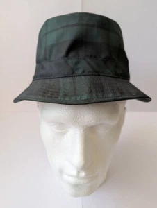 Dunn & Co Gore-Tex Classic Green Check Bucket Hat Large Great Con - Picture 1 of 11