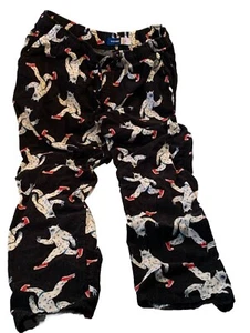 Old Navy Yeti Abomidable Snow Man Herren XL Flanell Pyjama Lounge Hose - Bild 1 von 7