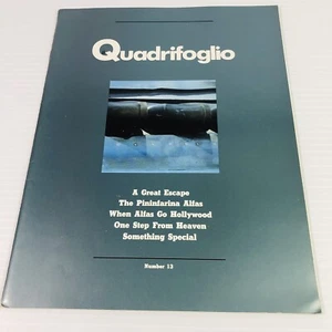 Quadrifoglio Magazine Number 13  1989 Spring Pininfarina Alfas Alfa Romeo - Picture 1 of 15